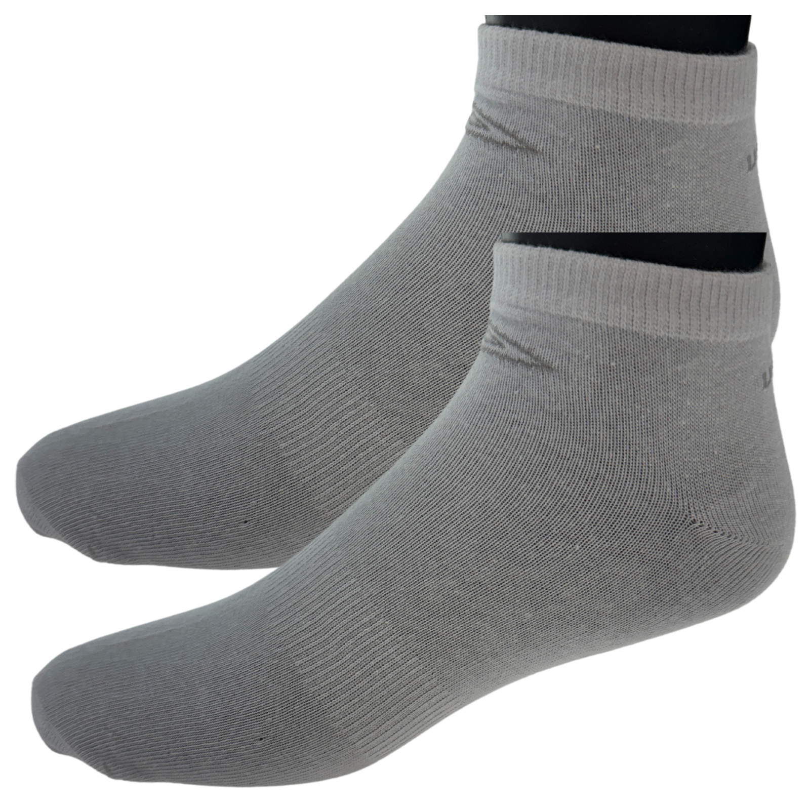 Umbro Men's Trainer Ankle Socks - White, 3 Pairs